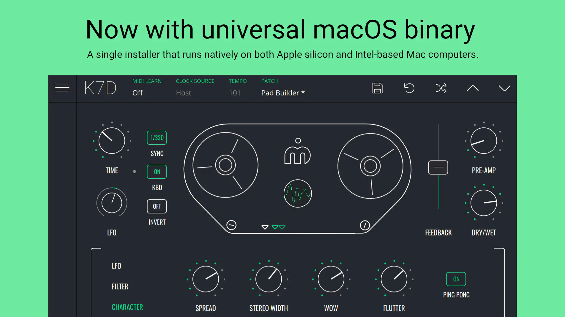 K7D - Tape Delay v1.5.2