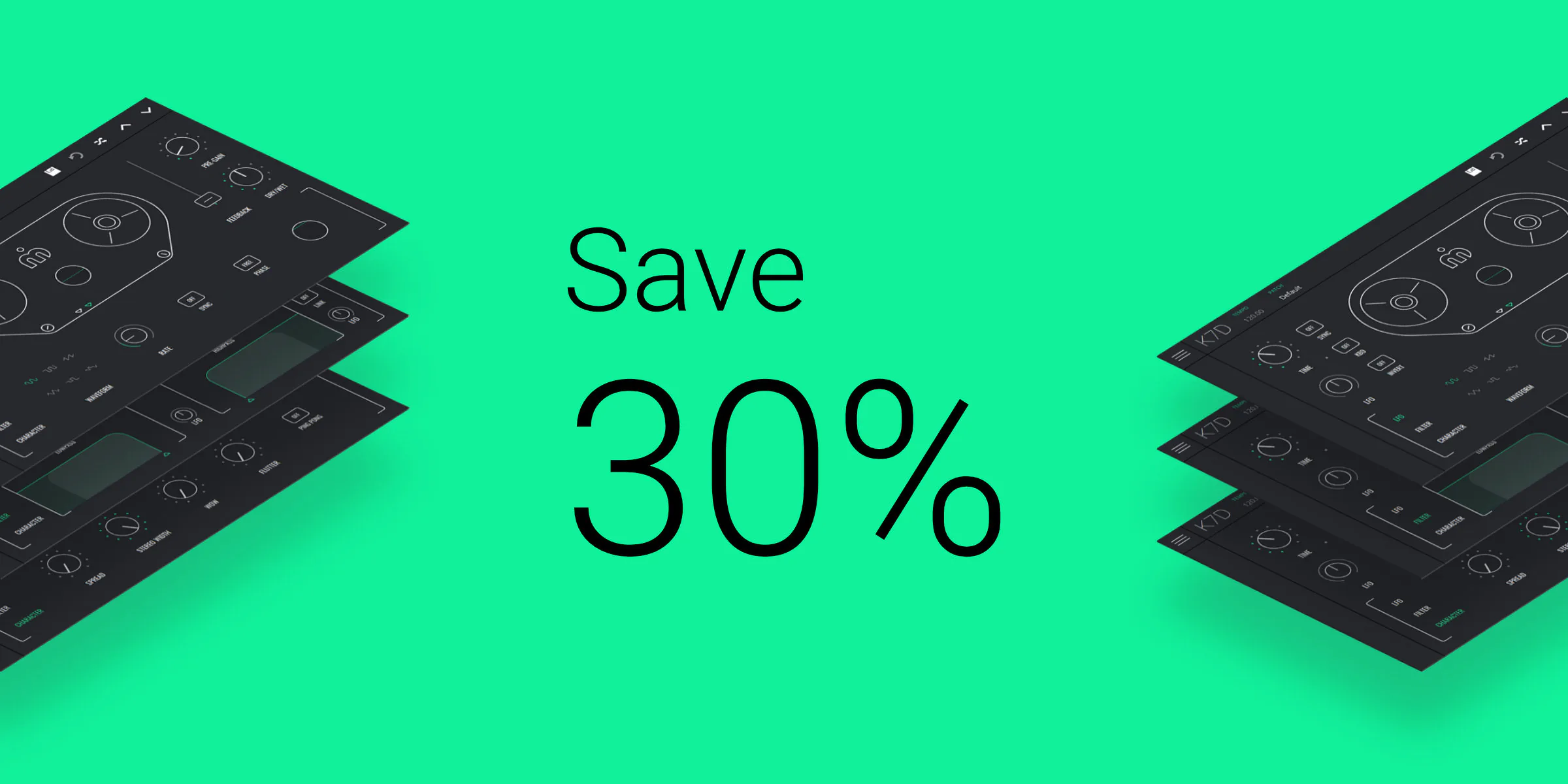 This Weekend - Save 30% on K7D - Tape Delay