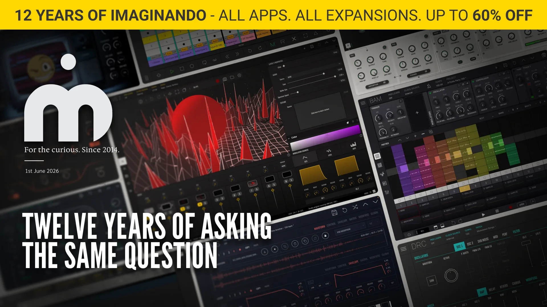 12 Years of Imaginando - All Apps, All Expansions, Up to 60% Off banner