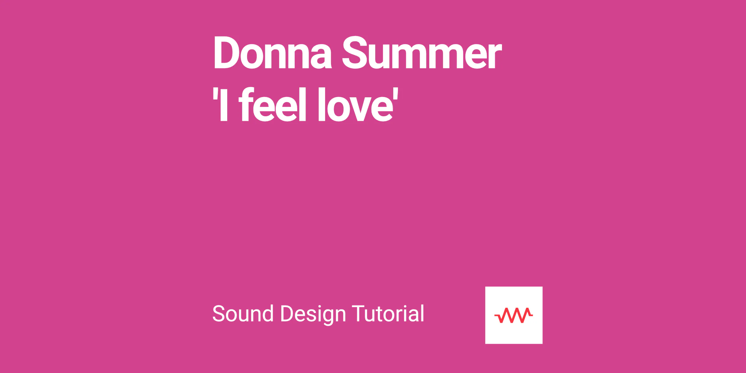 How to create Donna Summer 'I feel love' bassline and pad sounds in DRC