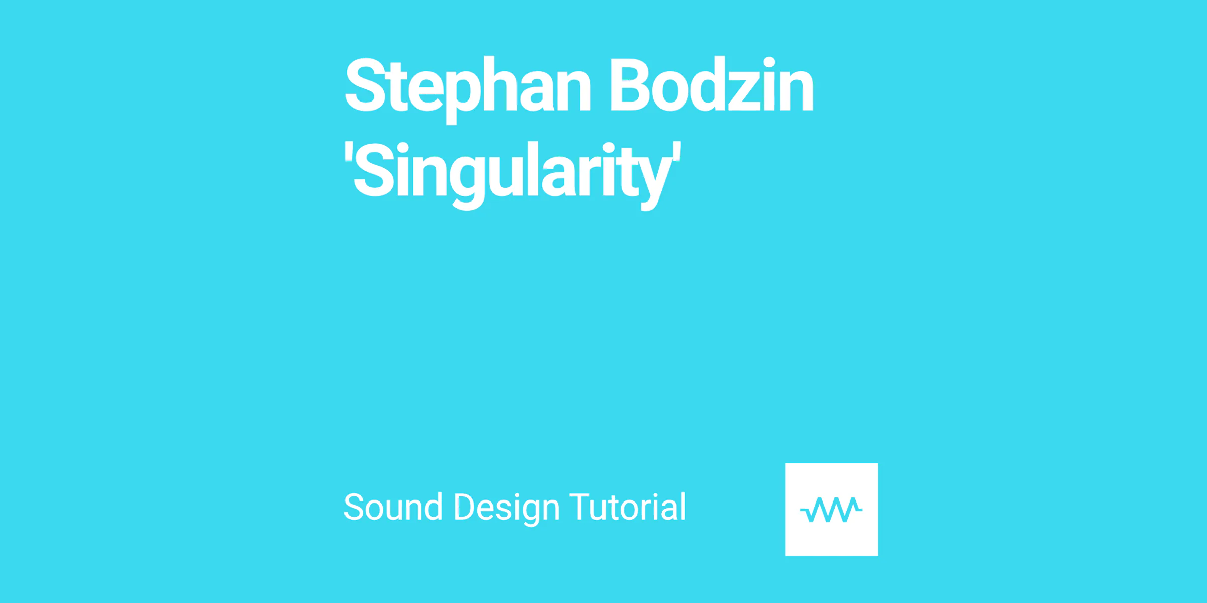 How to make Stephan Bodzin Singularity basses in DRC