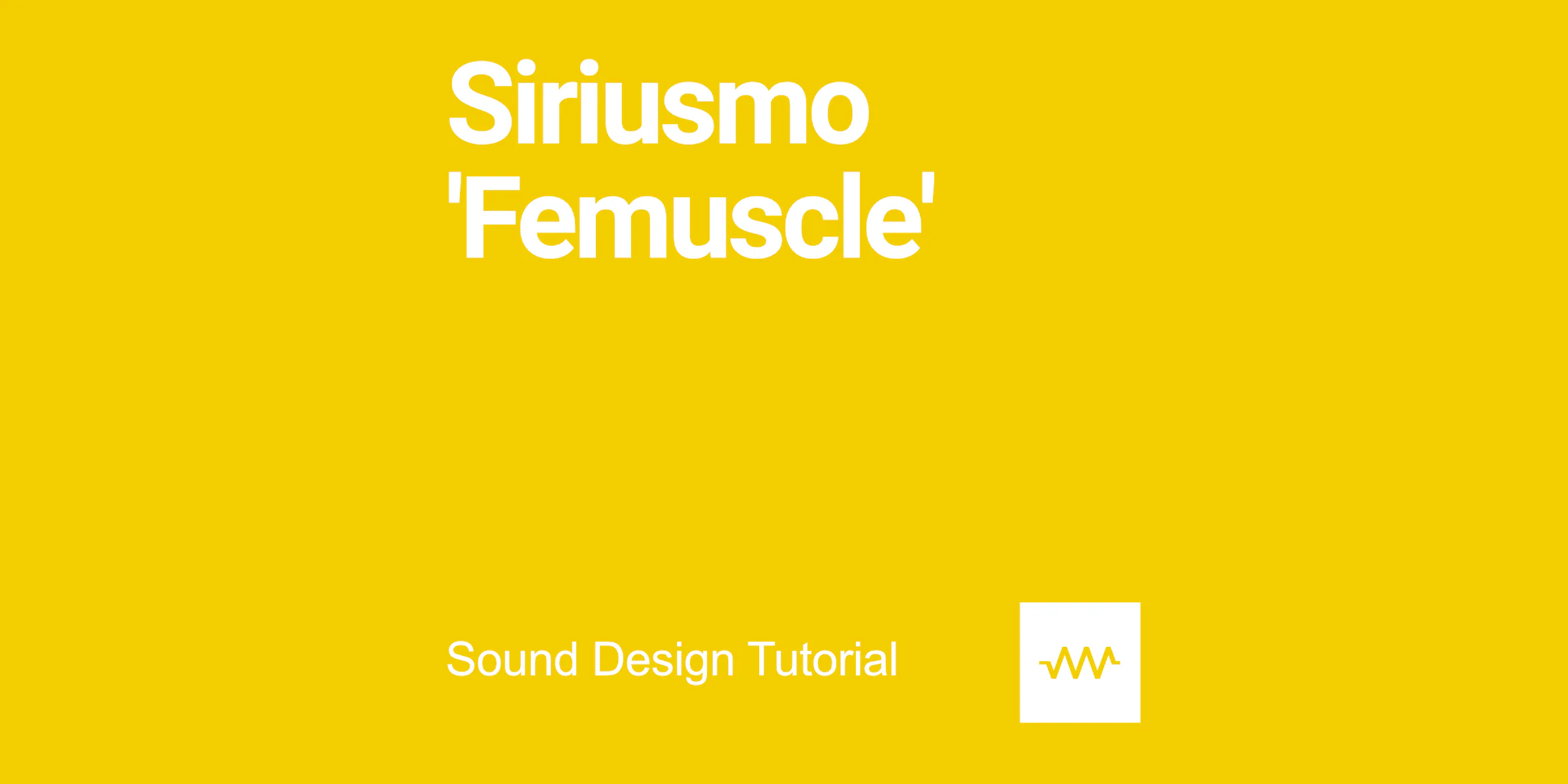 How to make the bass and arpeggio sounds from Siriusmo - 'Femuscle' in DRC