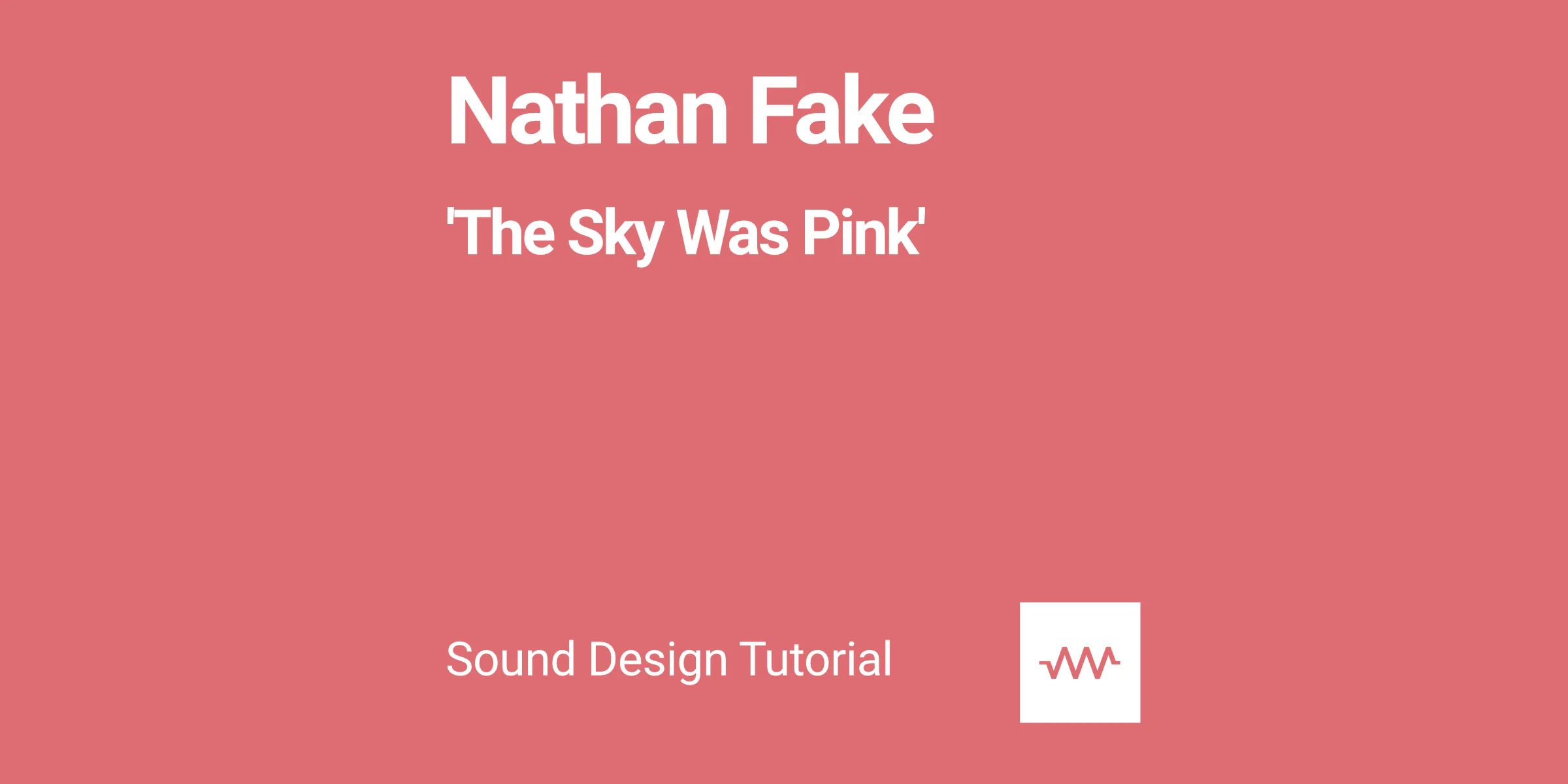 How to make the bass and keys sounds from Nathan Fake - 'The Sky Was Pink' in DRC