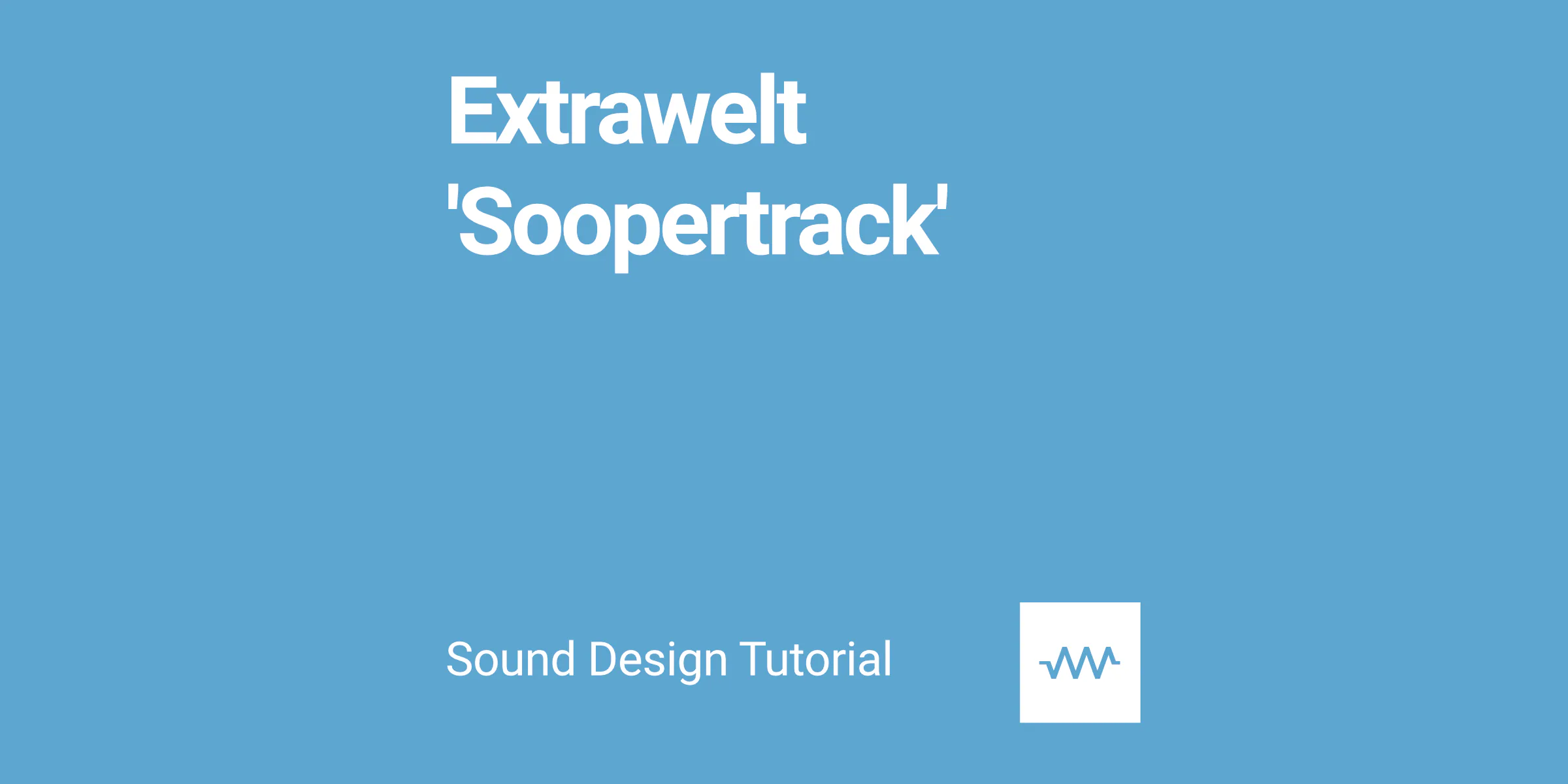 How to make the bass and lead sounds from Extrawelt - 'Soopertrack' in DRC