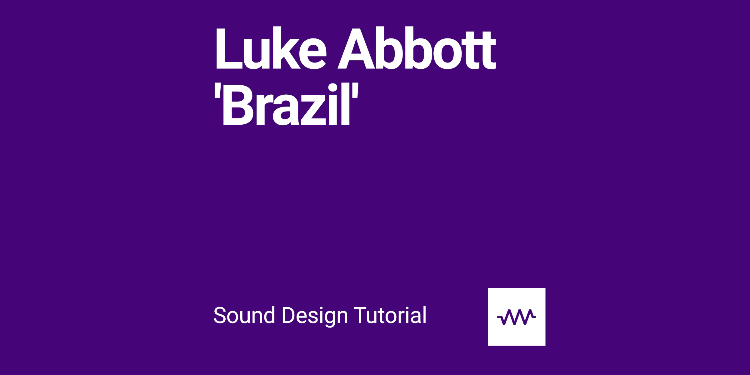 How to make the bass and lead sounds from Luke Abbott - 'Brazil' with DRC