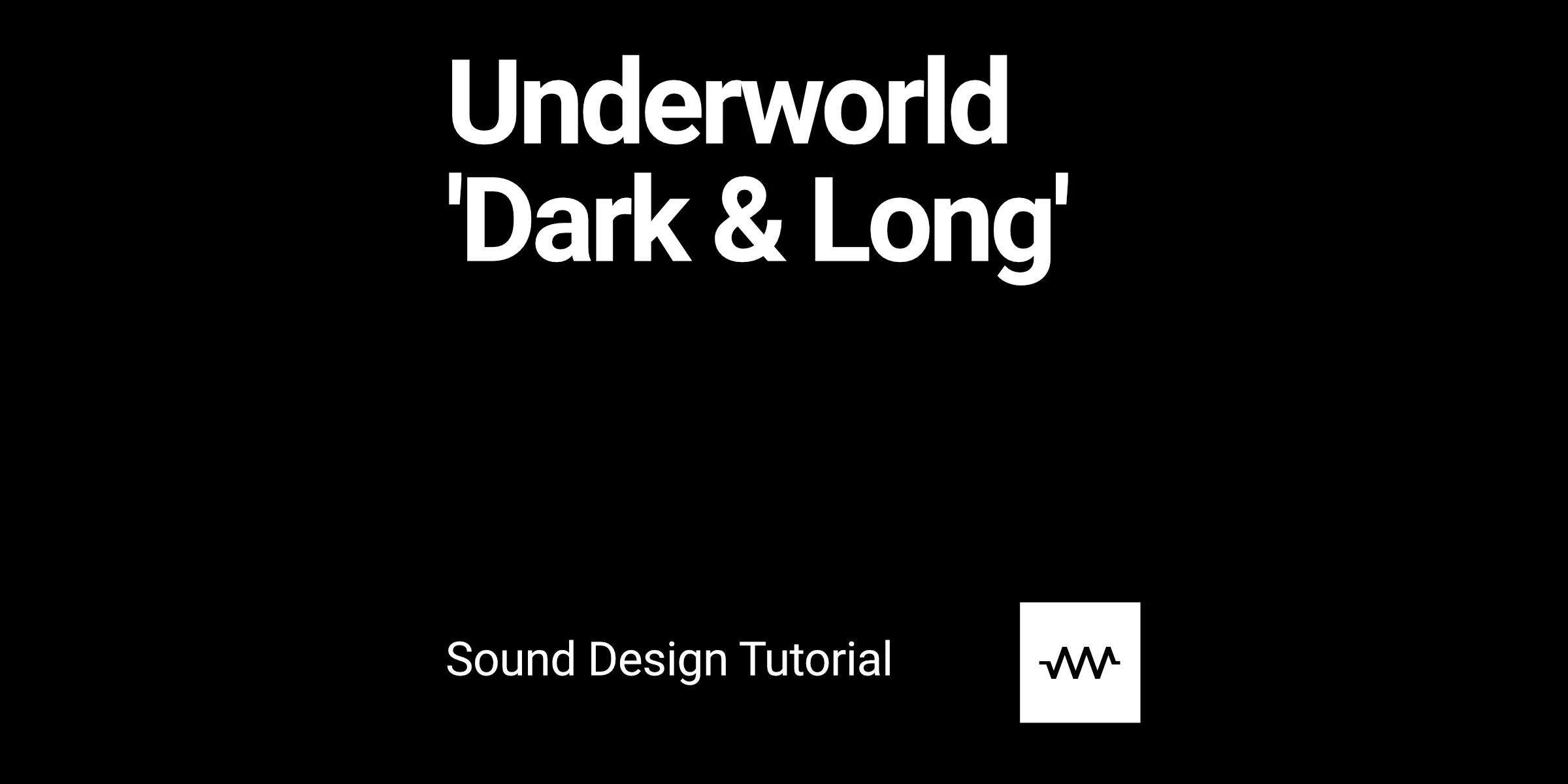 How to make the bass, arpeggio and pad sounds from Underworld 'Dark & Long' with DRC