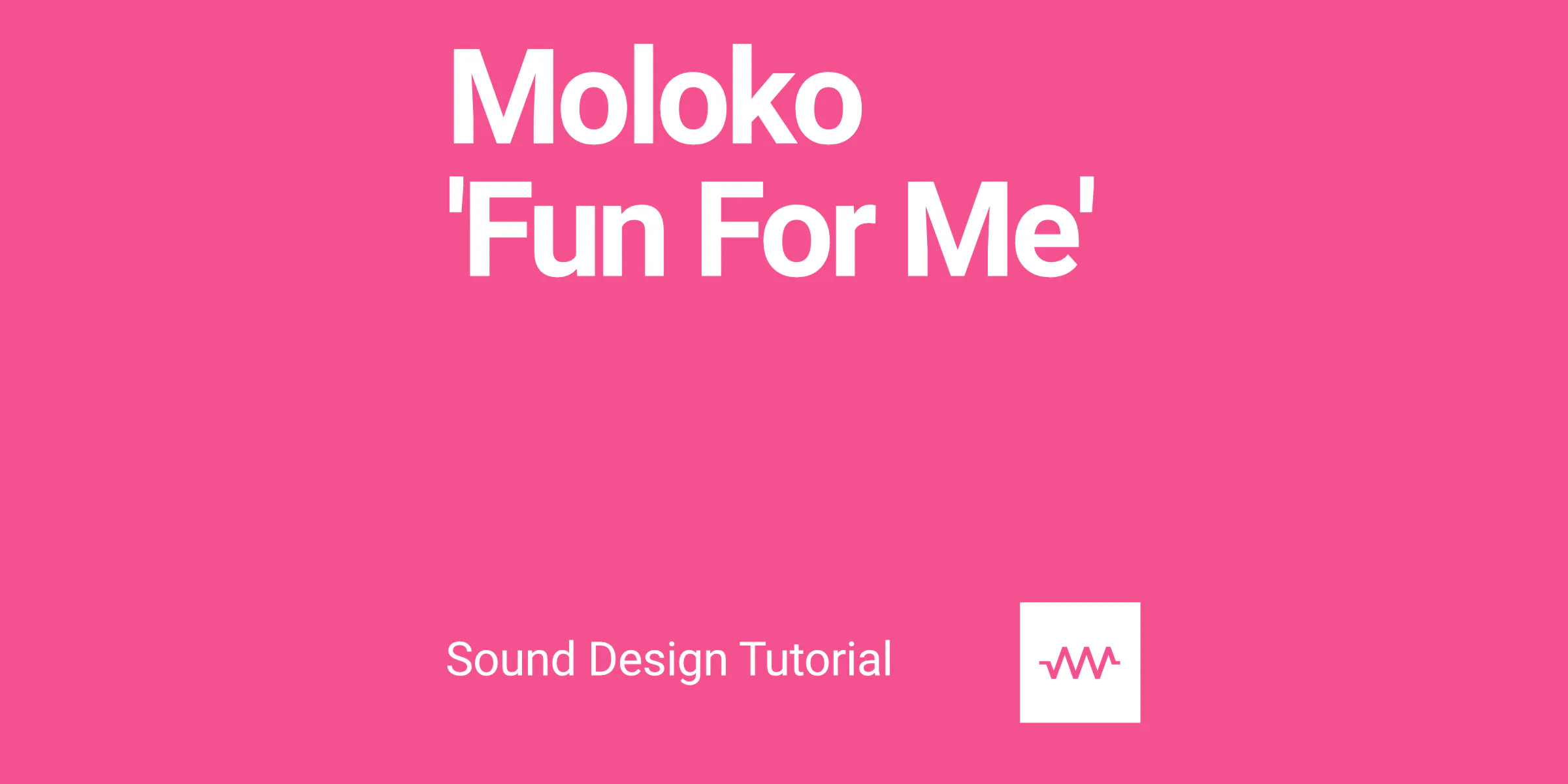 How to make the bass sound from Moloko - 'Fun For Me' in DRC