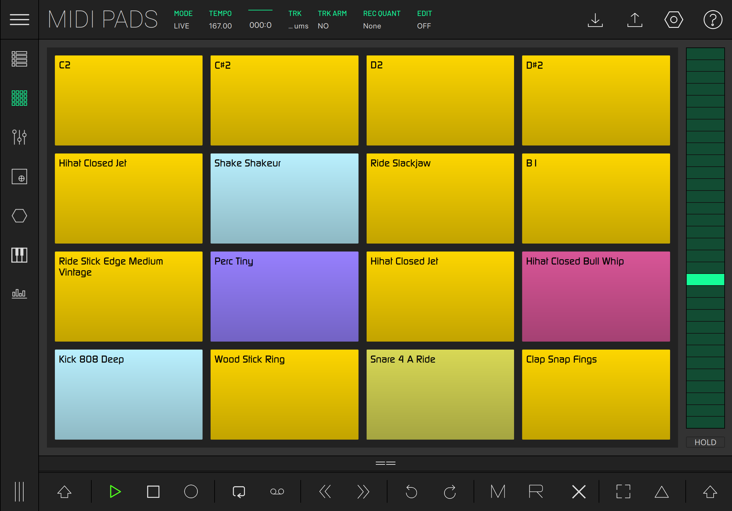 MIDI Pads module
