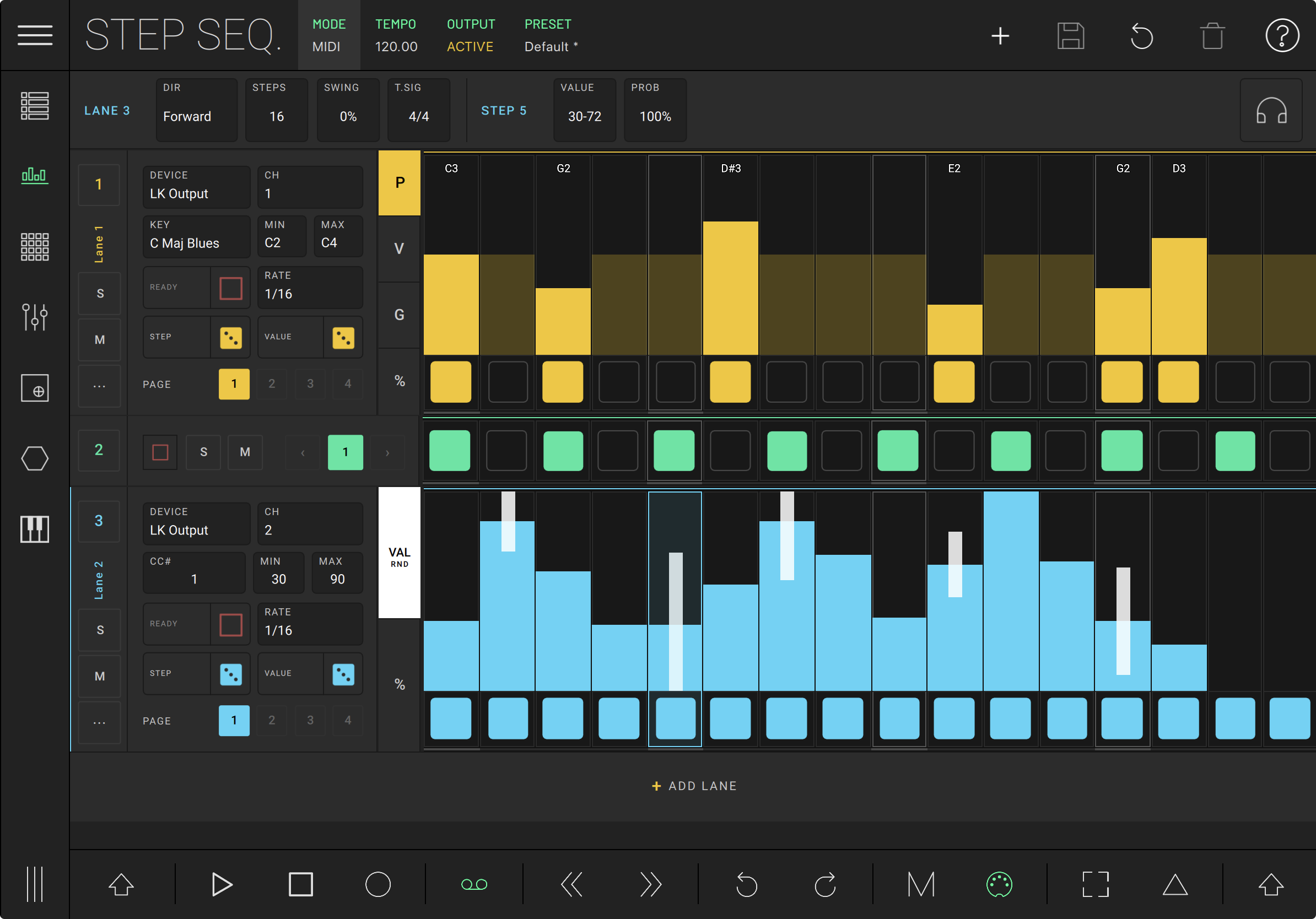 Step Sequencer module